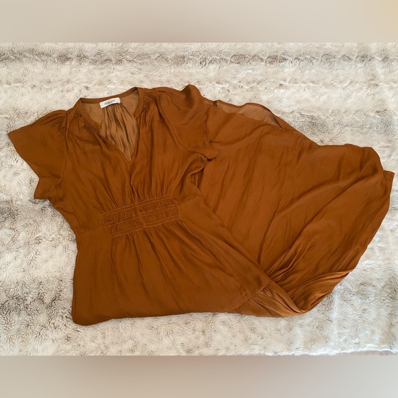 CJLA Dress - Brown, Flowy, Gorg - Picture 6 of 6